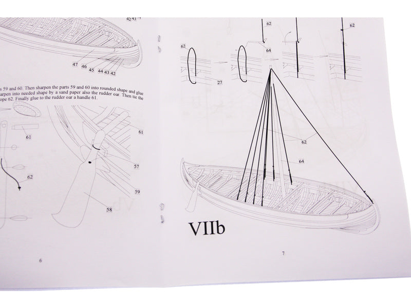 Dušek Vikingská loď Knarr 1:35 kit