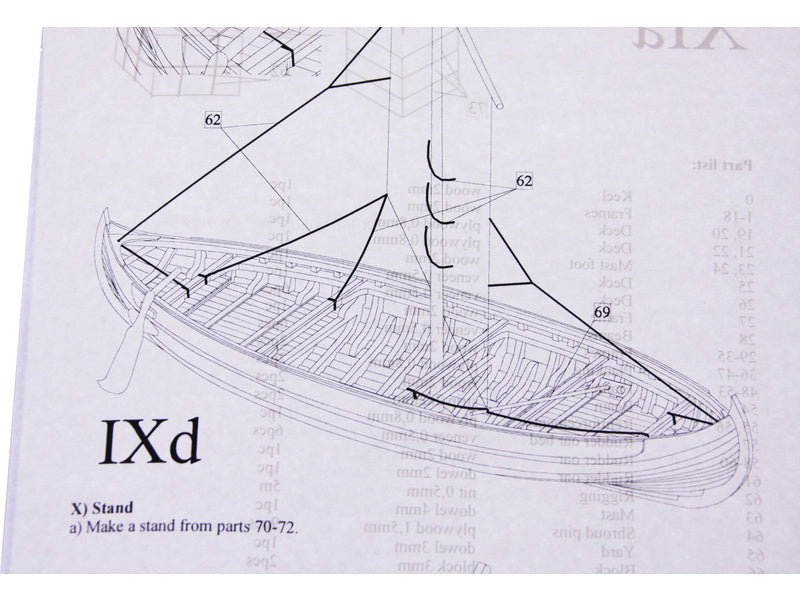 Dušek Vikingská loď Knarr 1:35 kit