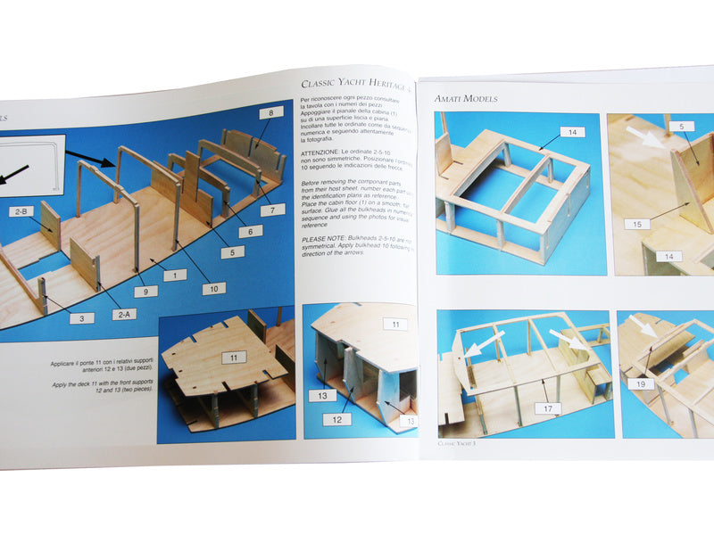 AMATI Grand Banks motorová jachta 1967 1:20 kit