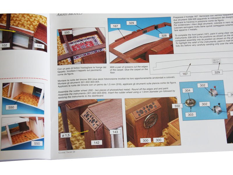 AMATI Grand Banks motorová jachta 1967 1:20 kit