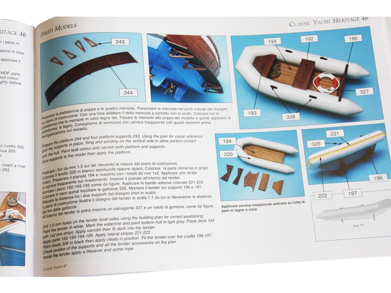 AMATI Grand Banks motorová jachta 1967 1:20 kit