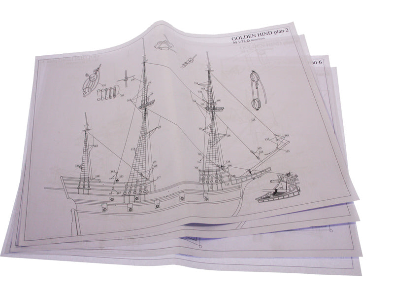 Dušek Golden Hind 1577 1:72 kit