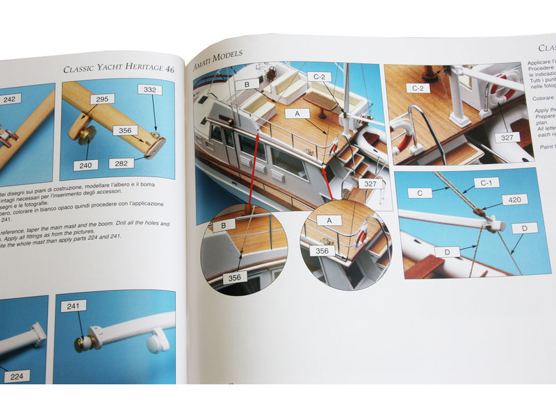 AMATI Grand Banks motorová jachta 1967 1:20 kit