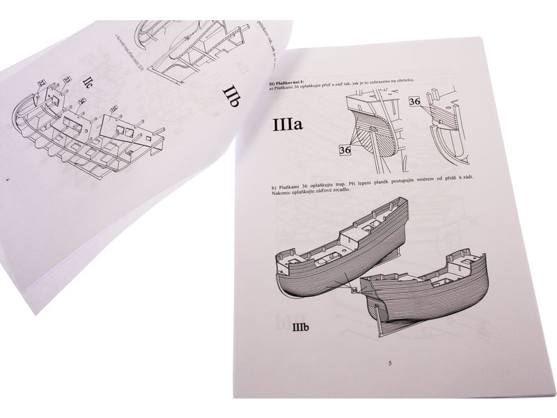 Dušek Golden Hind 1577 1:72 kit