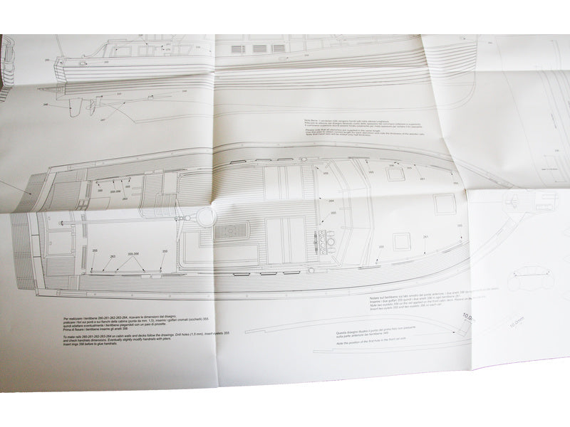 AMATI Grand Banks motorová jachta 1967 1:20 kit