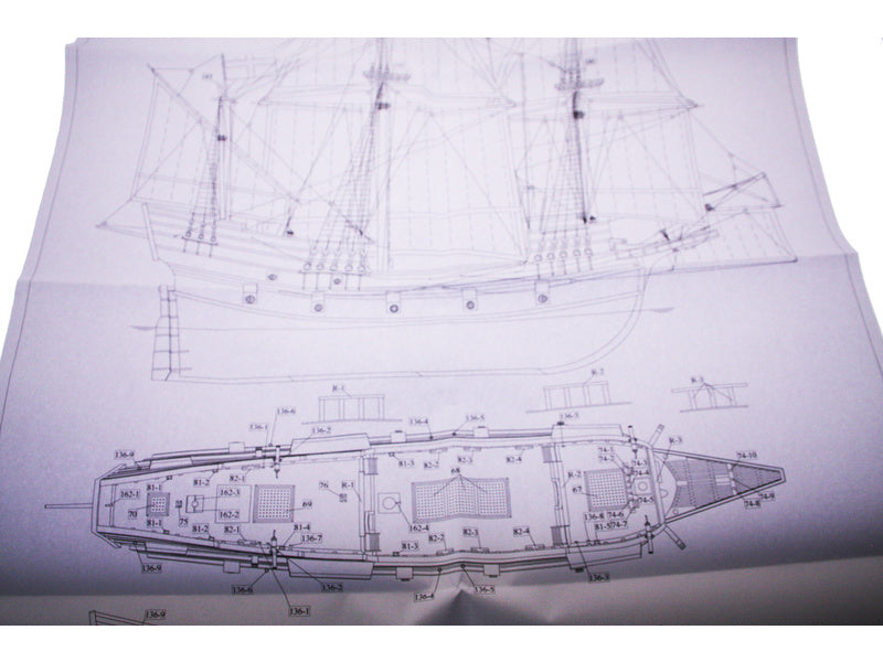 Dušek Golden Hind 1577 1:72 kit