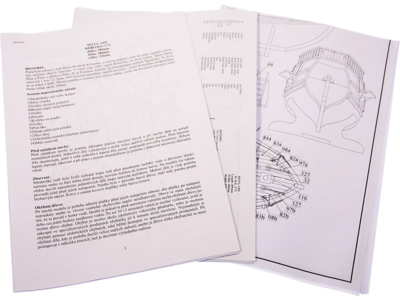 Dušek Pinta 1492 1:72 kit