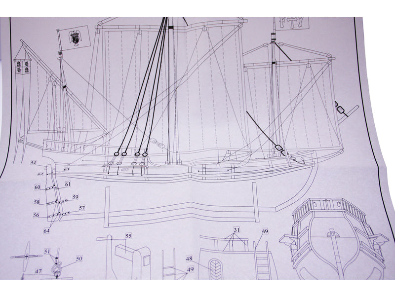 Dušek Pinta 1492 1:72 kit