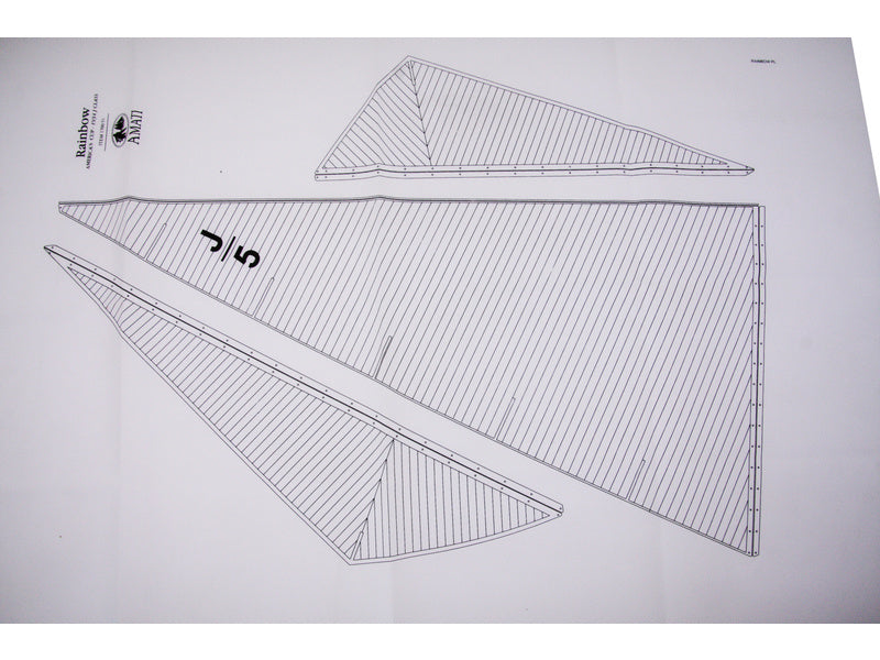 AMATI Rainbow plachetnice 1934 1:80 kit s hotovým trupem