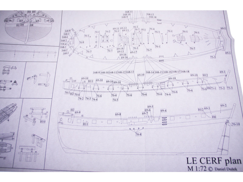 Dušek Le Cerf 1779 1:72 kit