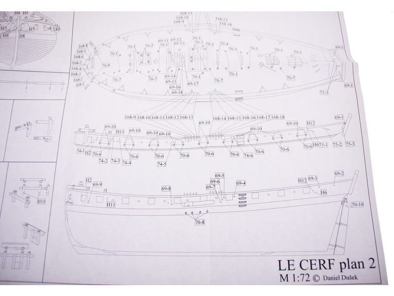 Dušek Le Cerf 1779 1:72 kit
