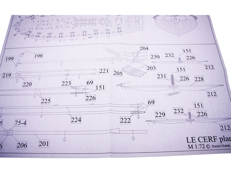 Dušek Le Cerf 1779 1:72 kit