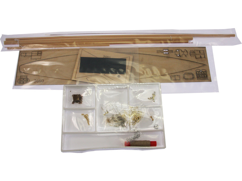 AMATI Endeavour plachetnice 1934 1:80 kit s hotovým trupem