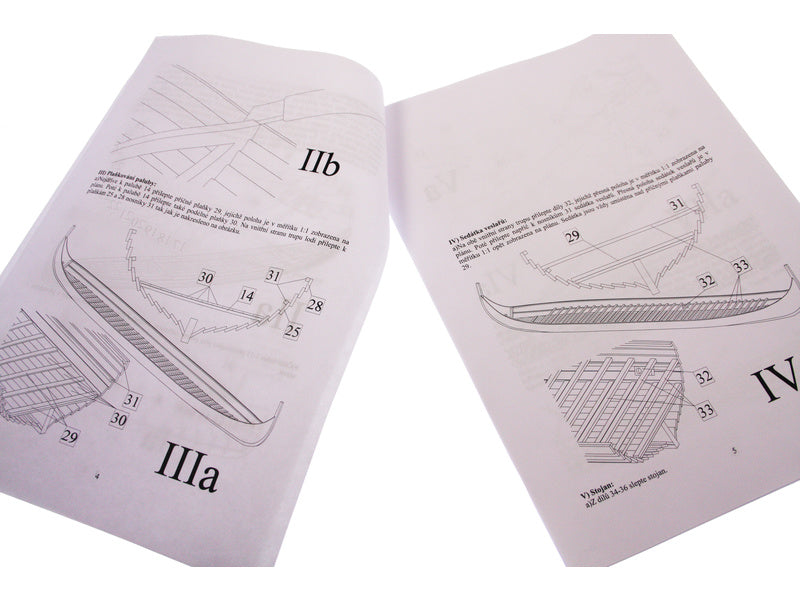 Dušek Vikingská prodloužená loď 1:72 kit