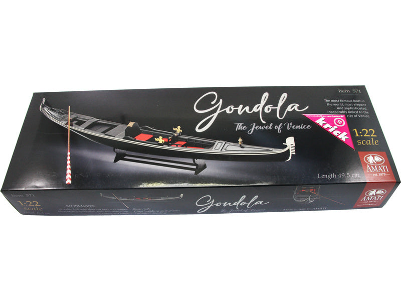 AMATI Benátská gondoliéra 1:22 kit