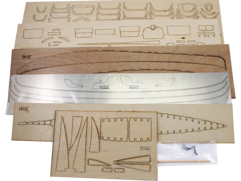 AMATI Benátská gondoliéra 1:22 kit