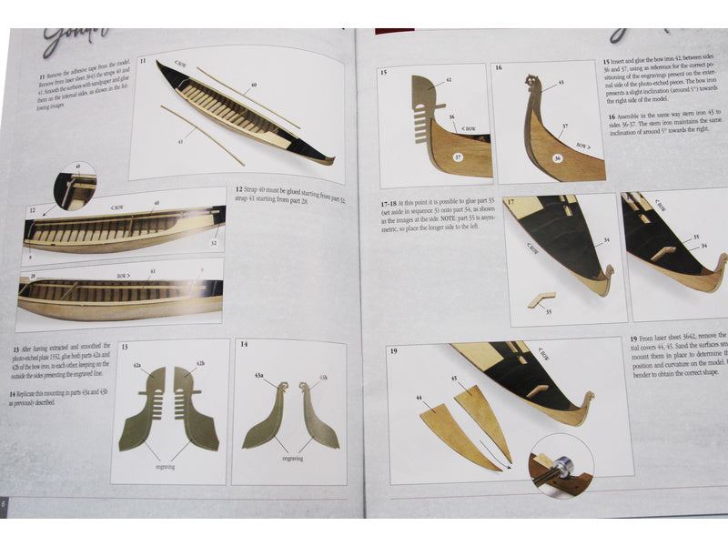 AMATI Benátská gondoliéra 1:22 kit