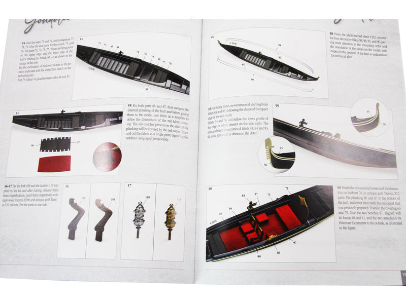 AMATI Benátská gondoliéra 1:22 kit