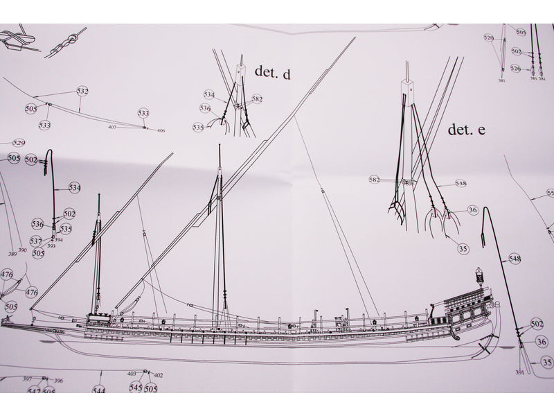 Dušek La Real Galeere 1571 1:72 kit