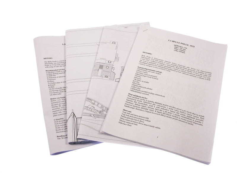 Dušek La Belle Poule 1932 1:50 kit