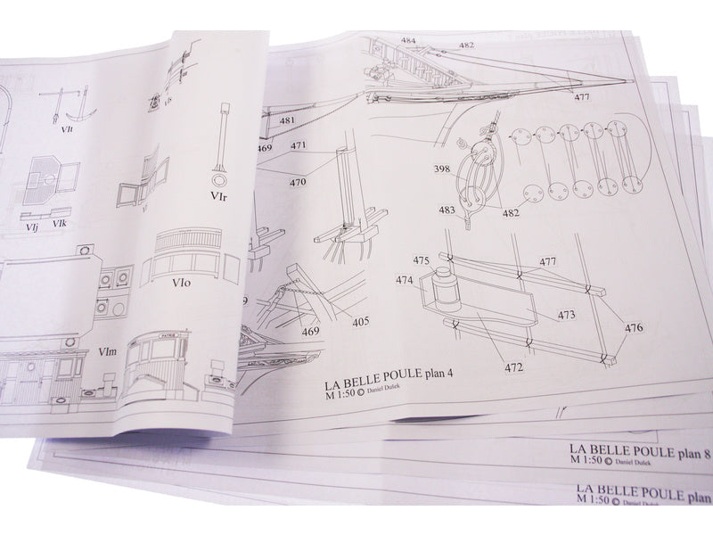 Dušek La Belle Poule 1932 1:50 kit