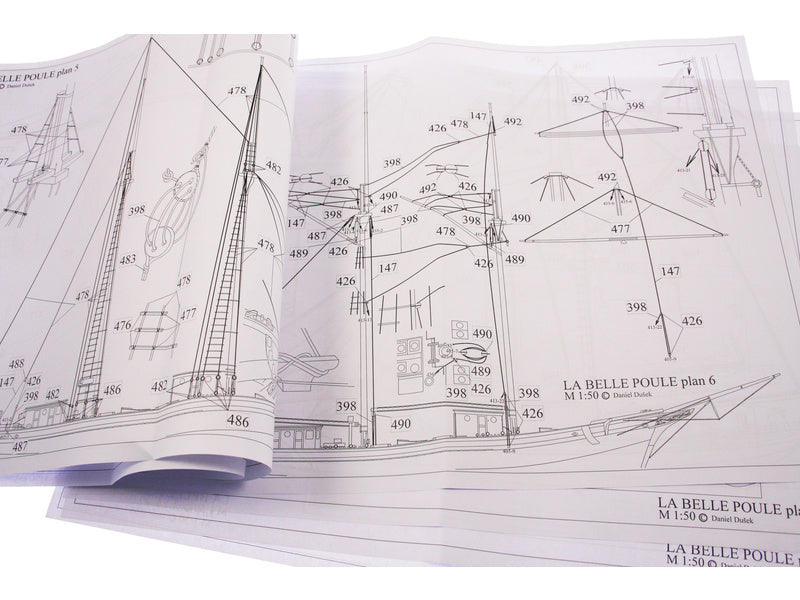 Dušek La Belle Poule 1932 1:50 kit