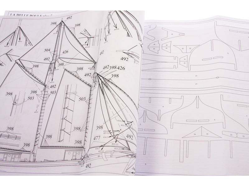 Dušek La Belle Poule 1932 1:50 kit