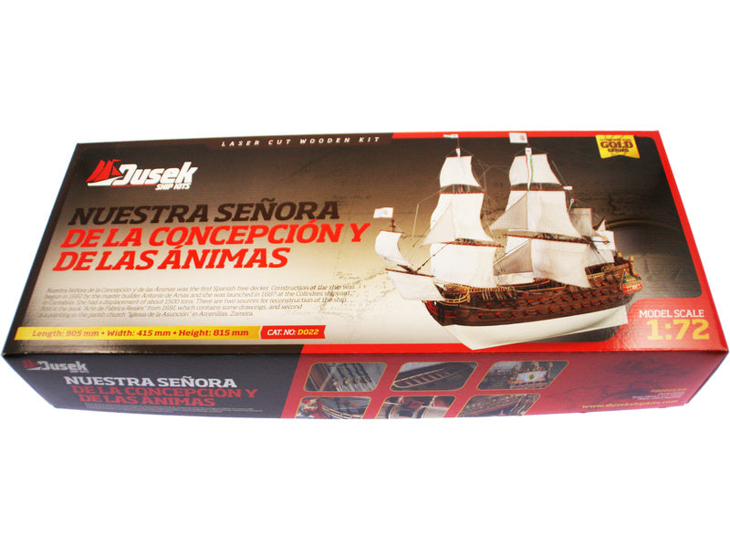 Dušek Nuestra Senora 1687 1:72 kit