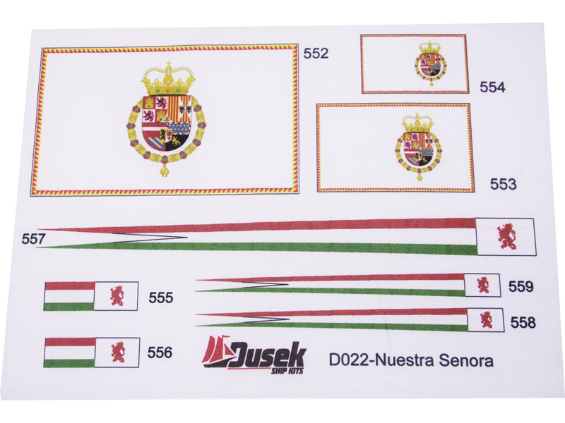 Dušek Nuestra Senora 1687 1:72 kit
