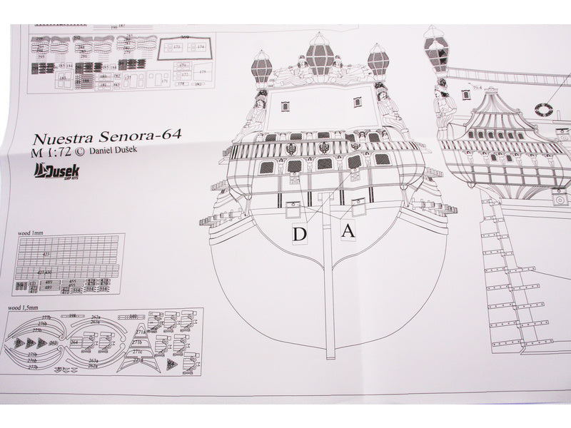 Dušek Nuestra Senora 1687 1:72 kit