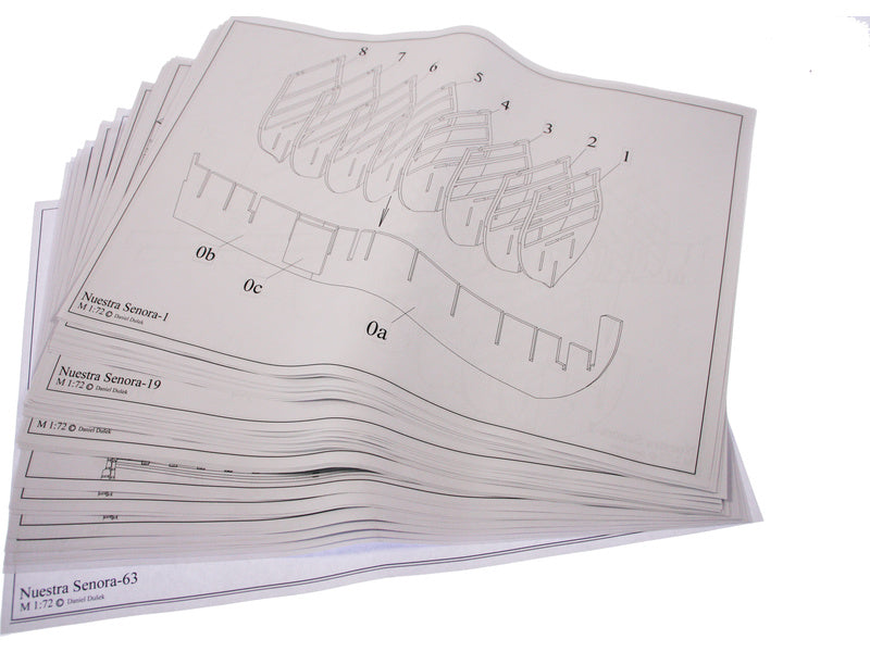 Dušek Nuestra Senora 1687 1:72 kit