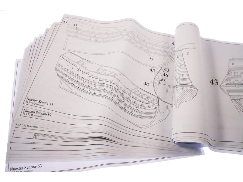 Dušek Nuestra Senora 1687 1:72 kit