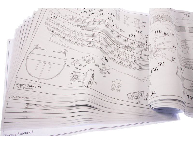 Dušek Nuestra Senora 1687 1:72 kit