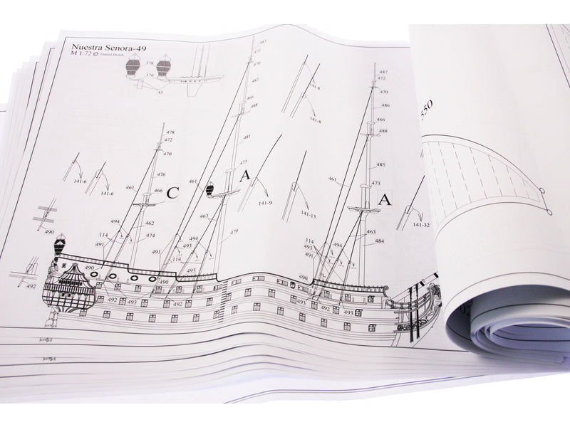 Dušek Nuestra Senora 1687 1:72 kit