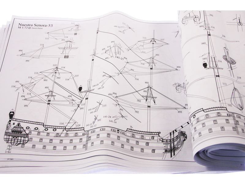 Dušek Nuestra Senora 1687 1:72 kit