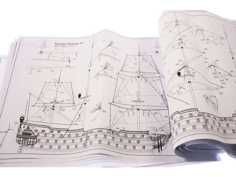 Dušek Nuestra Senora 1687 1:72 kit