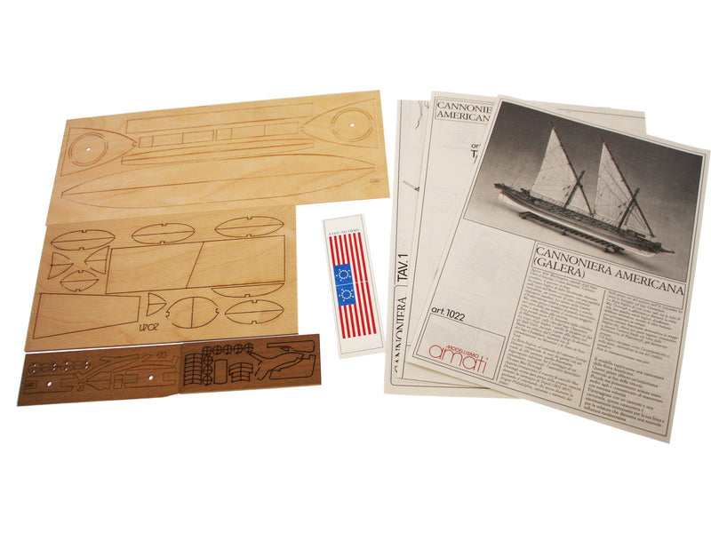 AMATI Golden Yacht 1:300 kit do láhve