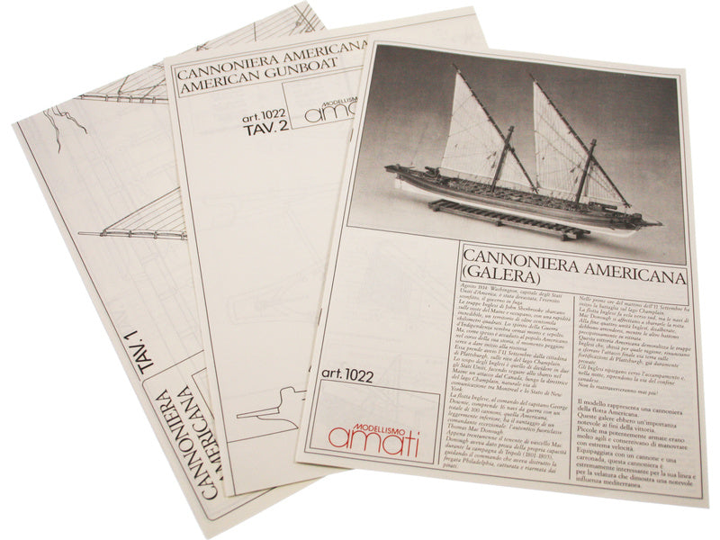 AMATI Golden Yacht 1:300 kit do láhve