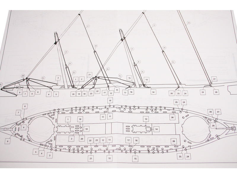 AMATI Golden Yacht 1:300 kit do láhve