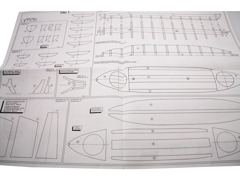 AMATI Arrow bitevní loď 1814 1:55 kit