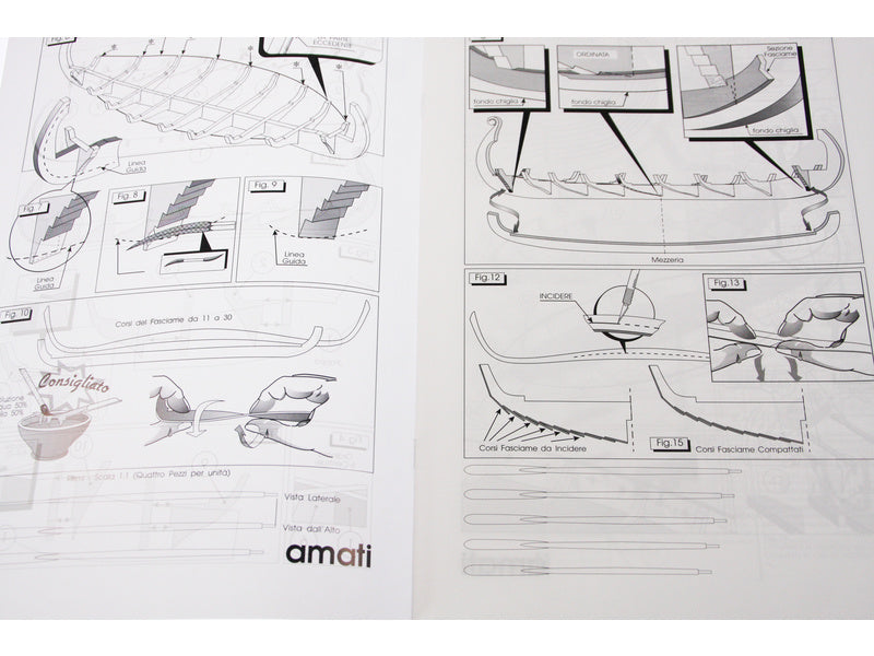 AMATI Oseberg vikingská loď 1:50 kit