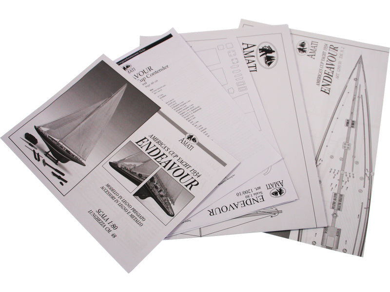 AMATI Endeavour plachetnice 1934 1:80 kit