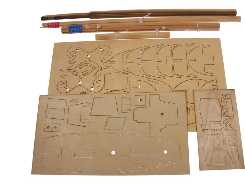 AMATI Čínská džunka 1:100 kit