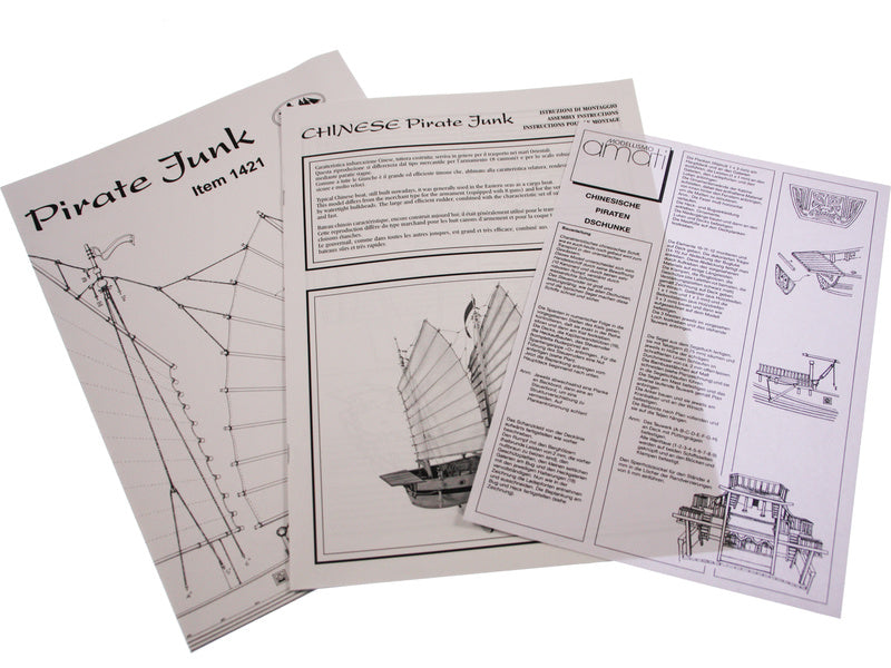 AMATI Čínská džunka 1:100 kit