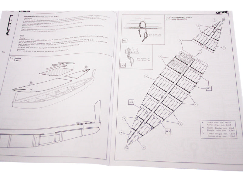 AMATI Navae Egizia egyptská loď 1:50 kit