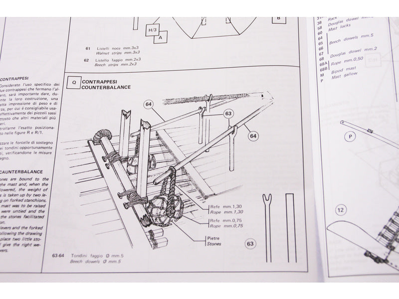 AMATI Navae Egizia egyptská loď 1:50 kit