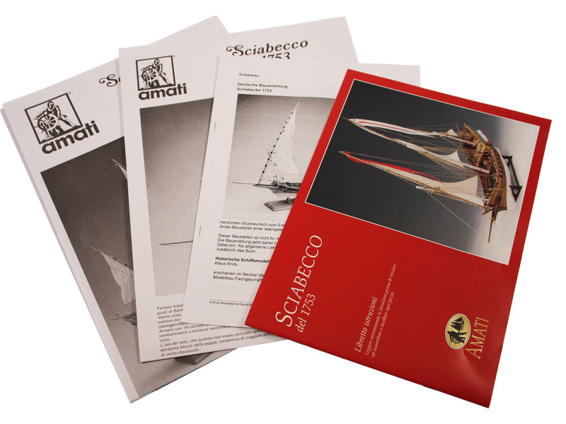 AMATI Sciabecco pirátská loď 1753 1:60 kit