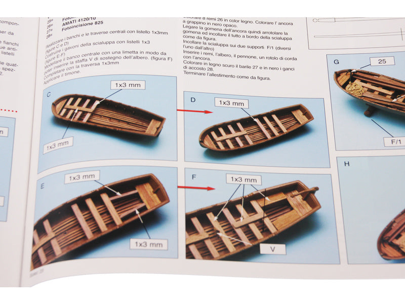AMATI Sciabecco pirátská loď 1753 1:60 kit