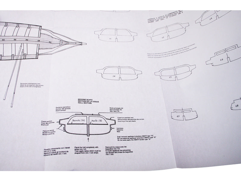 AMATI Řecká Biréma 1:35 kit