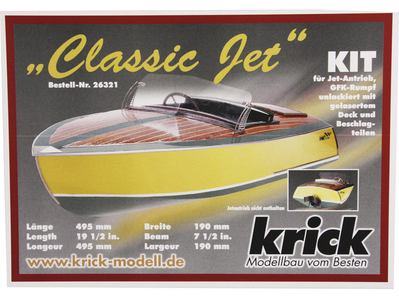 Krick Classic Jet sportovní člun kit